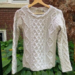 Aran Sweater Market Pure Wool women’s sweater